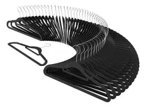 Comprar 10 Perchas De Terciopelo Negro, Delgadas, Antideslizantes, De Terciopelo Para Adultos Alta Calidad Everest