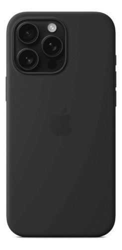 Case Silicone Magsafe Capa iPhone 16 Pro Max Preto