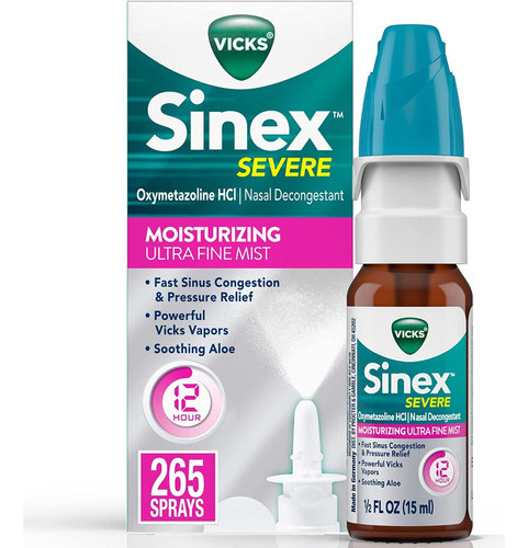 Aerosol Nasal Descongestivo De 12 Horas, De Vicks Sinex