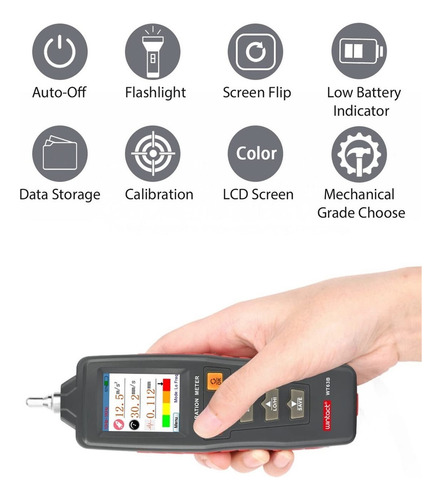 Analizador De Vibraciones Wt63b Medidor Portátil Probador