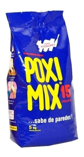 Poximix Mezcla Adhesiva 5kg Base Yeso Interior O Exterior 