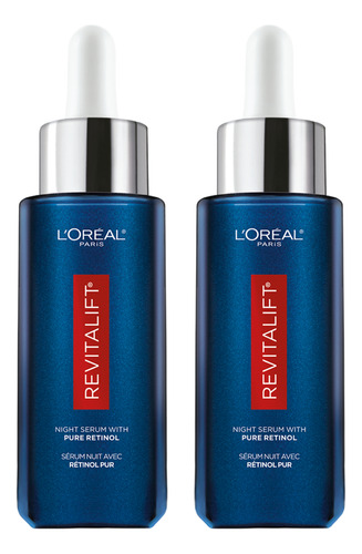 Kit 2 Revitalift Retinol Puro Loreal Paris Antirugas 30ml Madura Noite