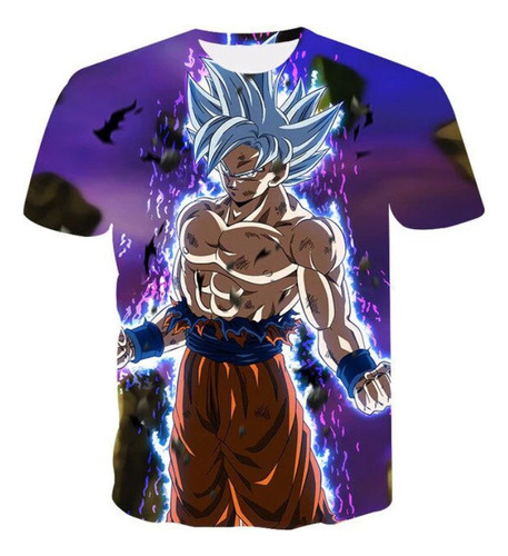 Poleras Dragon Ball Z Dbz (saiyajin Azul), Envio Gratis