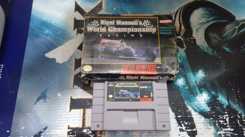 Nigel Mansell World Championship En Caja Super Nintendo Snes