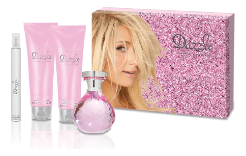 Set Perfume Paris Hilton Dazzle + Body Lotion + Shower Gel