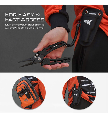 Alicates De Pesca Kastking Cutthroat De 7 Pulgadas, Acero...
