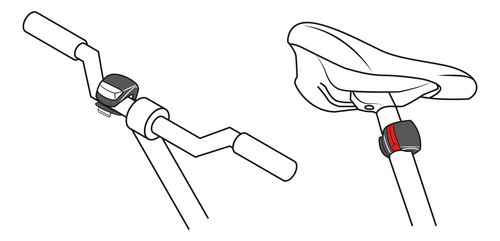Juego De Linterna Trasera Y Delantera Para Bicicleta, Pretul