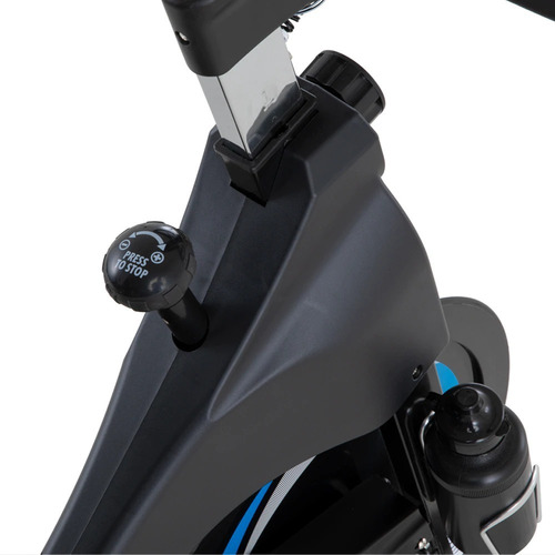 Bicicleta Spinning Estática Formia M1 Vol 18kg Sport Fitness Color Negro/Azul