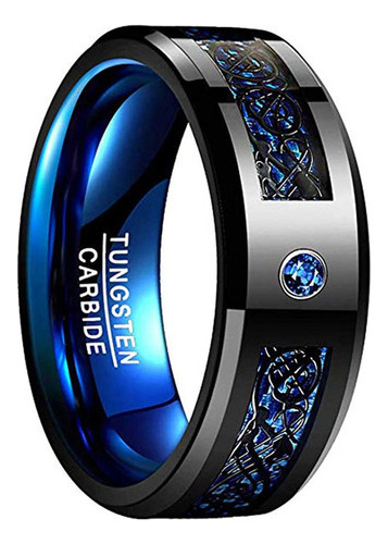 2023 8mm La Boda Masculina Promete Un Anillo De Dragón Celta