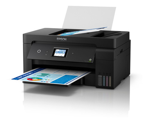 Multifuncional Epson Ecotank L14150 Wi-fi Bi-volt Duplex Preto