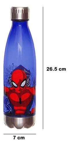Botella Ligera Para Agua 700ml Diseños Animados