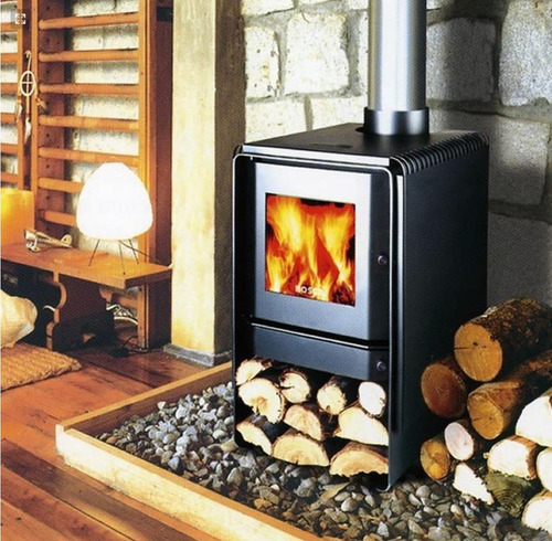 Estufa Calefactor A Leña Bosca Eco 360 De 8,7 Kw