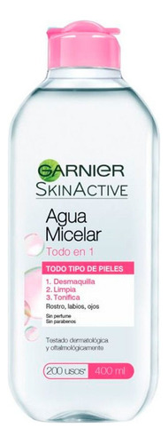 Garnier Skin Active Agua Micelar 400ml Desmaquilla Tonifica