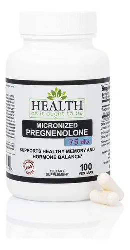 Complemente La Salud Como Debería Ser: Pregnenolona 75 Mg 10