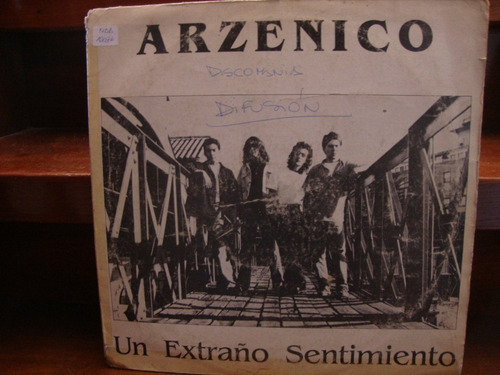 Vinilo Arzenico Un Extraño Sentimiento Rock De Rosario Rn1