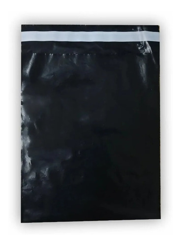 500 Bolsas Ecommerce Lisa Negra Nº3 42x54 C/adh Inviolable