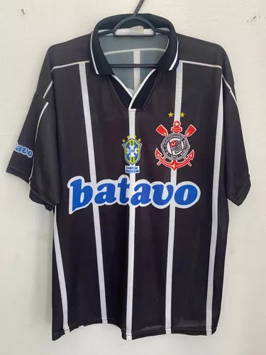 Camisa Corinthians Retro Mundial 2000 Batavo - Masculino - SPR