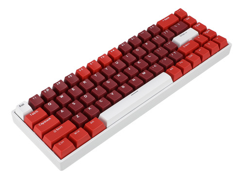 Teclado Mecánico Con Cable De 68 Teclas, 60 Por Ciento De Te