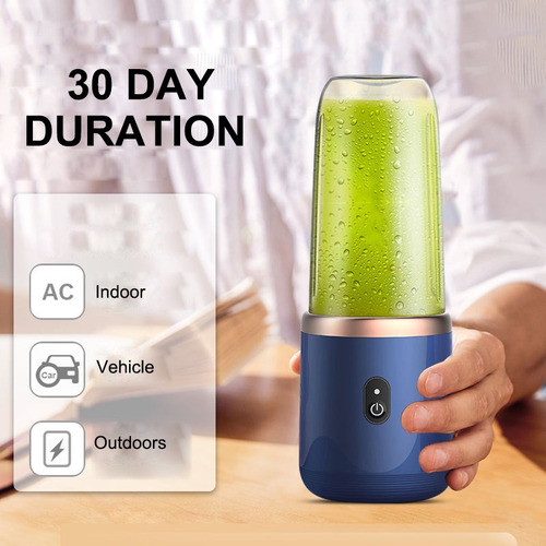 Batidora Licuadora Juguera Portátil Usb Recargable 400ml