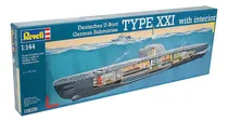 Comprar Submarino alemán tipo XXI Revell 05078 con interior 1\u002F144