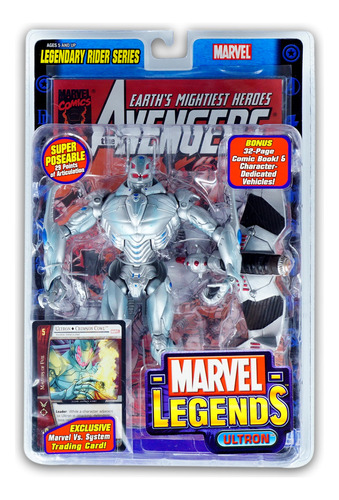 Toy Biz Marvel Legends Legendary Rider Avengers Ultron 2005