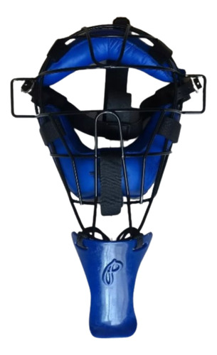 Careta Catcher Azul Rey Infantil Protector Garganta Beis