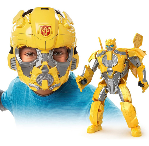 Transformers Mascara Y Figura Bumblebee 2 En 1 P3