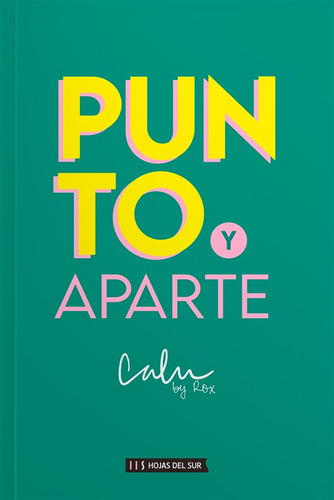 Punto Y Aparte - Calu (libro) - Nuevo