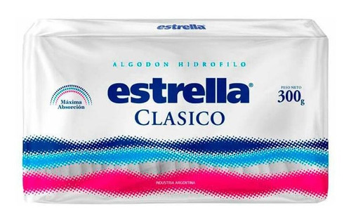 Pack X 24 Unid. Algodon  Clasico 300 Gr Estrella Algodones