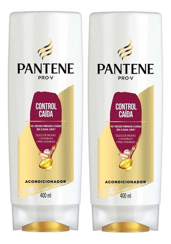 2 Acondicionador Pantene Pro-v Control Caída 400ml