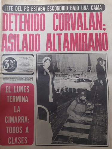 Diario La Tercera Del Sabado 29 De Septiembre De 1973
