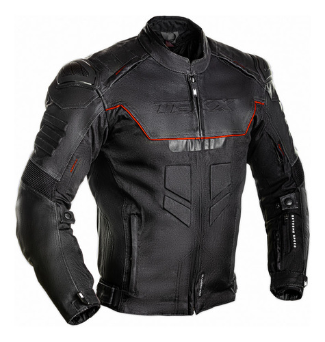 Jaqueta Texx Falcon V2 Masculina Preta Vermelha 6xl