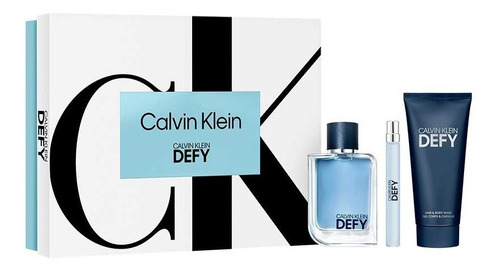 Set Ck Defy Edt 100ml+ 10ml +sg 100ml