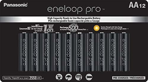 Panasonic Bk-3hcca12fa Eneloop Pro Aa Baterías Recargables P