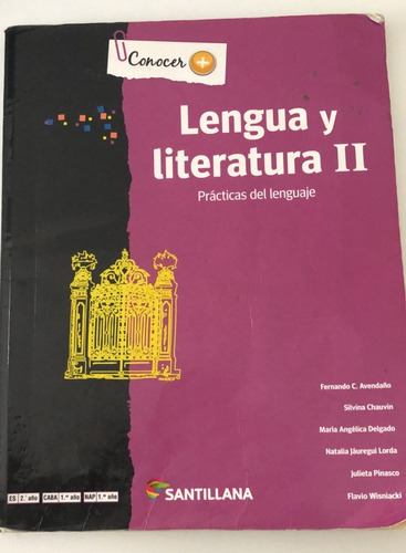 Libro Lengua Y Literatura 2 -santillana