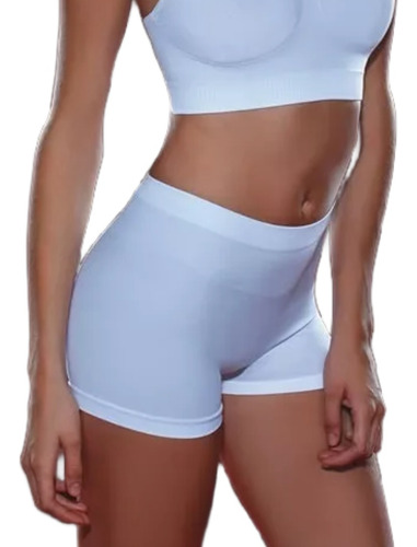 Mini Short Sin Costura Algodon Lycra Confort Aretha 605