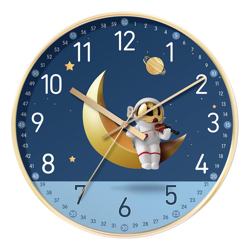 T Reloj De Pared De, Reloj Analógico De Dibujos Animados De