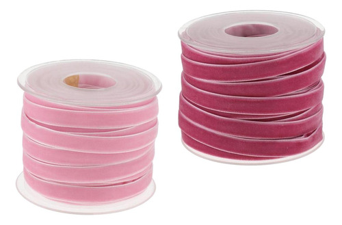 Rollo De Cinta De Terciopelo De 2 Uds., 20 Yardas, 10mm De
