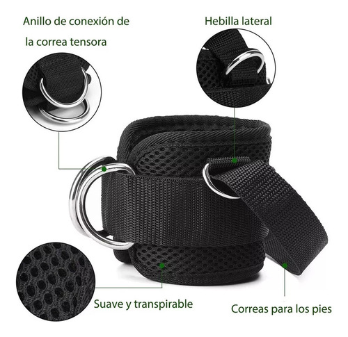 ..par Grilletes Para Tobillo Con Talonera Gym Abductor Glute