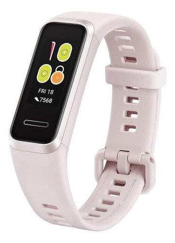 Imagen 2 de 4 de Huawei Band 4 0.96" caja de plástico malla sakura pink de caucho de silicona ADS-B29