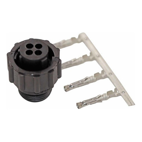 Conector Circular Cpc 4 Vias Femea Ete7566/04 + Capa/prensa