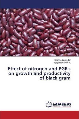 Libro Effect Of Nitrogen And Pgr's On Growth And Producti...