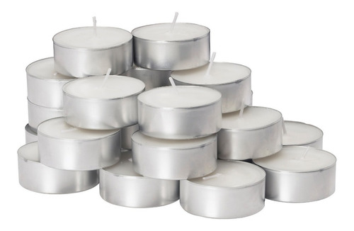 Imagen 3 de 3 de Velas Pebetero 50 Und Luz Decoración Aluminio Mechero Spa