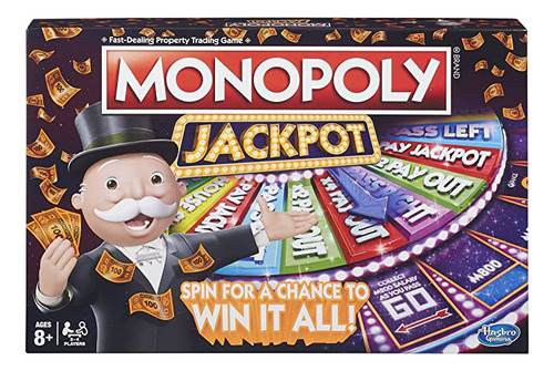 Hasbro Monopoly Jackpot Juego De Mesa