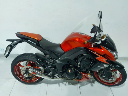 Imagem 5 de 11 de Kawasaki Z1000 Laranja 2012