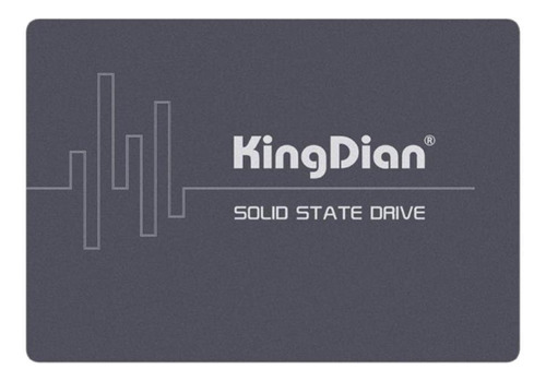 Imagen 1 de 4 de Disco sólido SSD interno KingDian S280-120G 120GB negro
