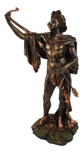 Apolo Deus Do Sol Mitologia Grega Romana Estátua Resina 