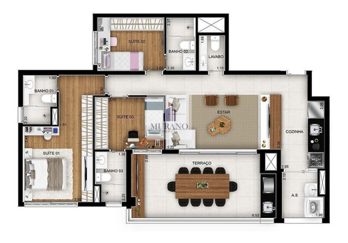 Imagem 14 de 14 de Apartamento Para Venda Em São Paulo, Alto Da Boa Vista, 3 Dormitórios, 3 Suítes, 3 Banheiros, 1 Vaga - Bvista111_1-2259381