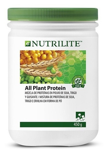 Nutrilite Proteína Vegetal Organica 450 Gramos 45 Servicios