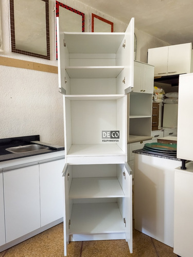 Imagen 5 de 9 de Bajo Mesada Mueble Cocina Mdf +hueco Anafe + Torre Horno
